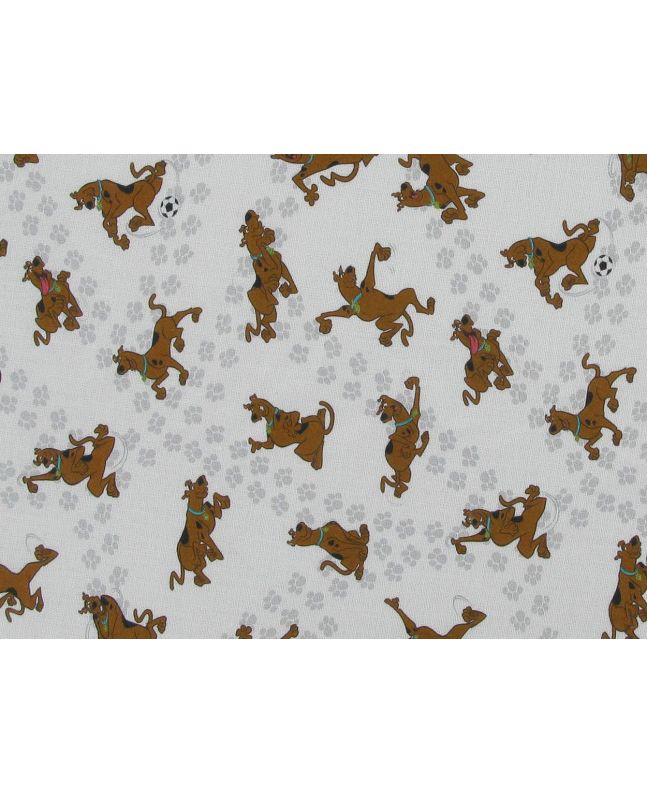 Scooby Printed Cotton, Football Time
