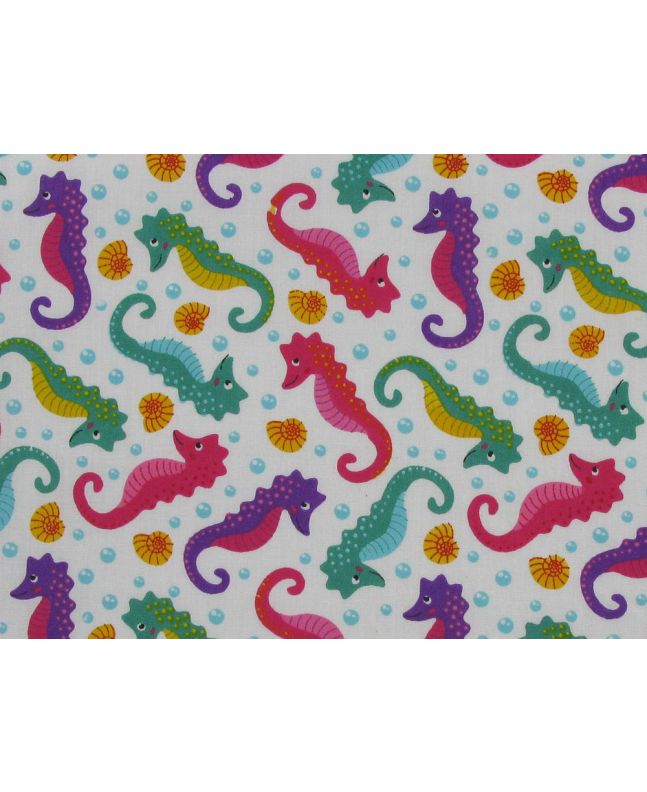 Seahorse Polycotton Print