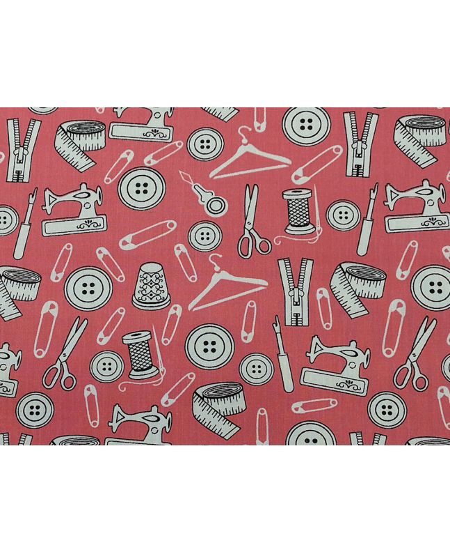 Sewing Studio Polycotton Print, Candy