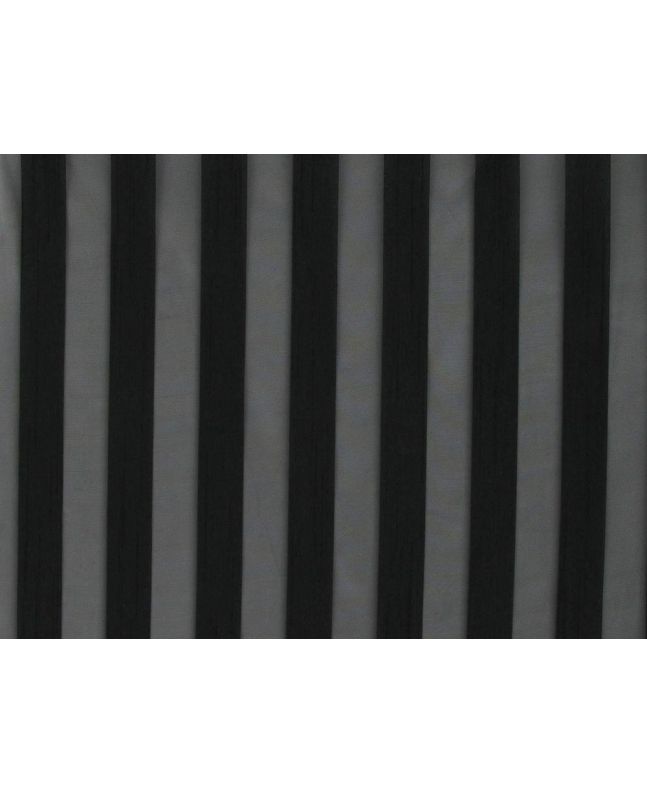 Sheer Woven Stripe, Black