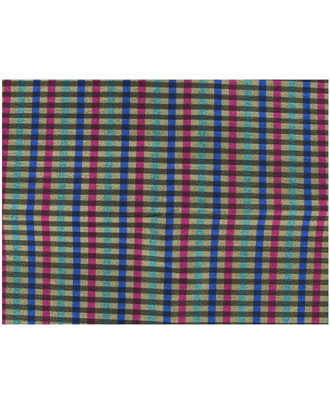 Shiny Metallic Striped Taffeta - Purple