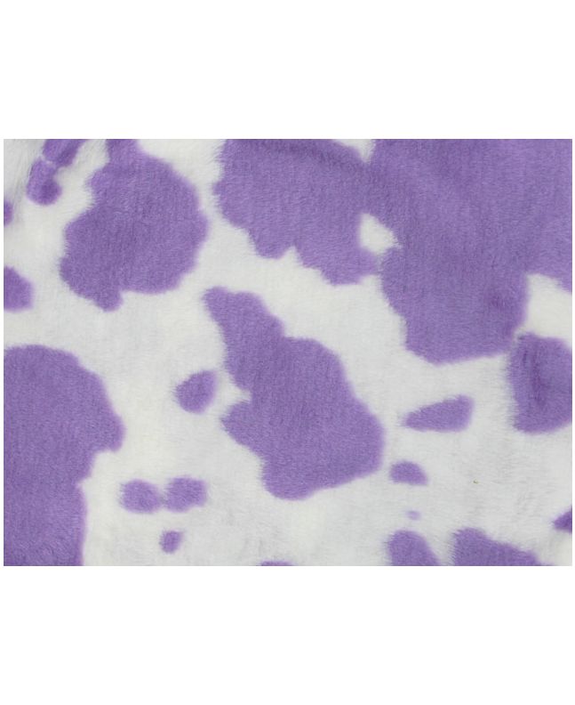 Short Pile Fur, Cow, Purple