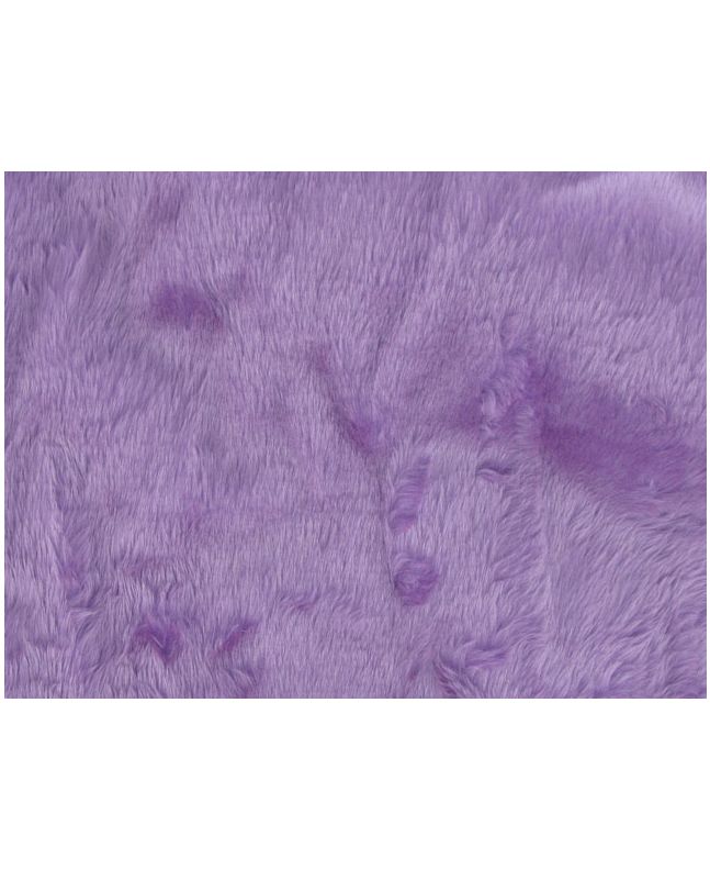 Short Pile Fur Fabric - Helitrope