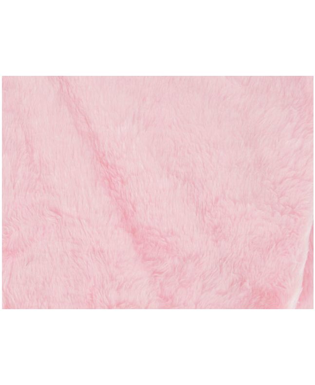 Short Pile Fur Fabric - Light Pink