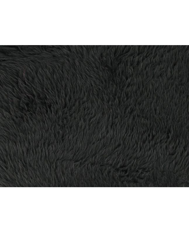 Short Pile Fur Fabric - Slate