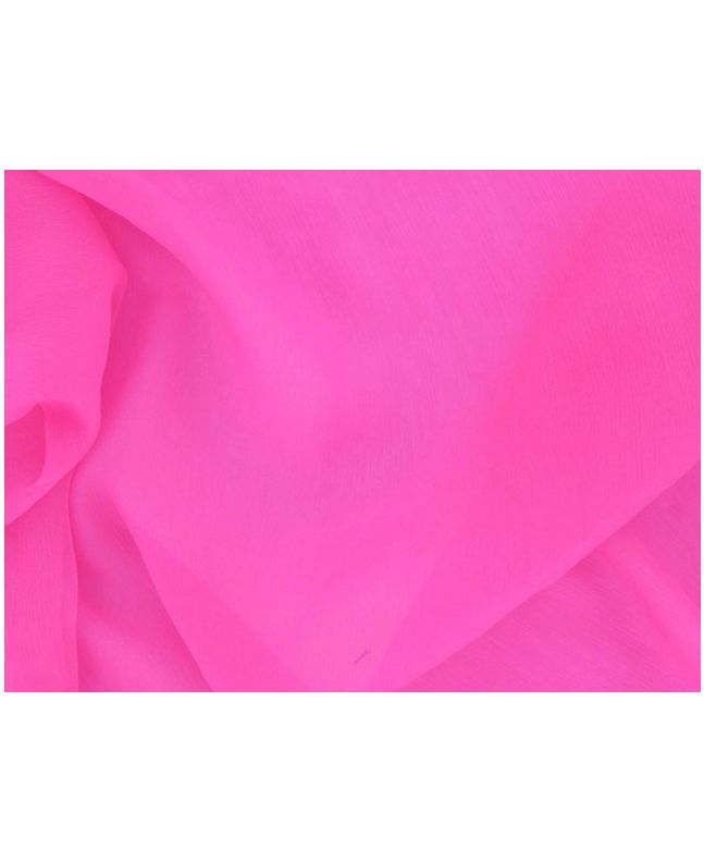 Silk Chiffon - Bright Pink