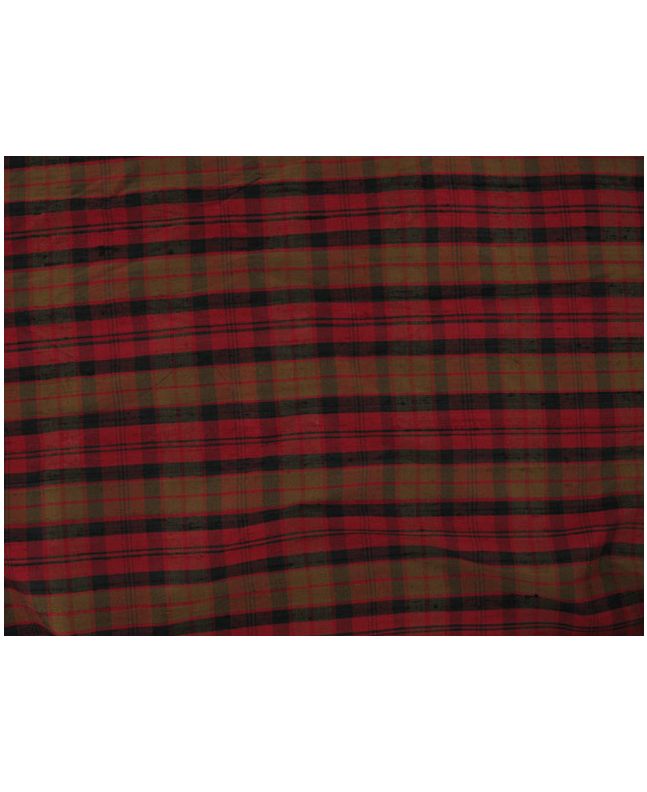 Silk Dupion Plaids Tartan - Yellow