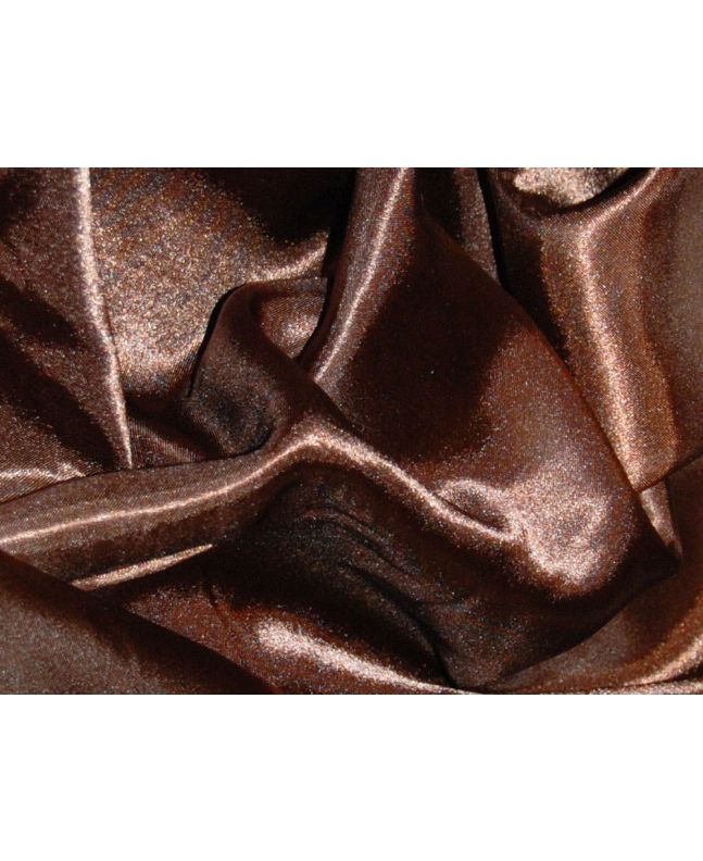 Silk Feel Polyester Satin, Brown