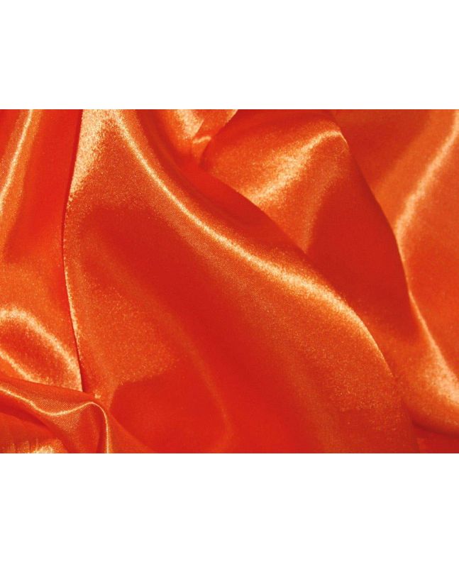 Silk Feel Polyester Satin, Orange