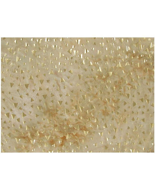 Single Span Water Print with Foil - Gold