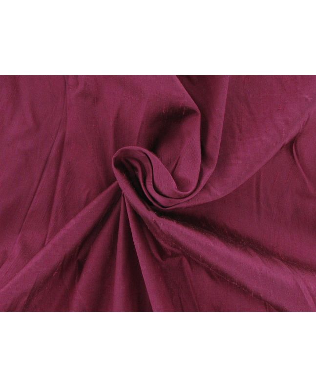 Slubby Silk Dupion, Ruby Pink