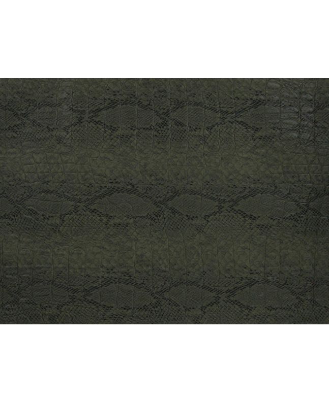 Snake Skin Leatherette, Olive
