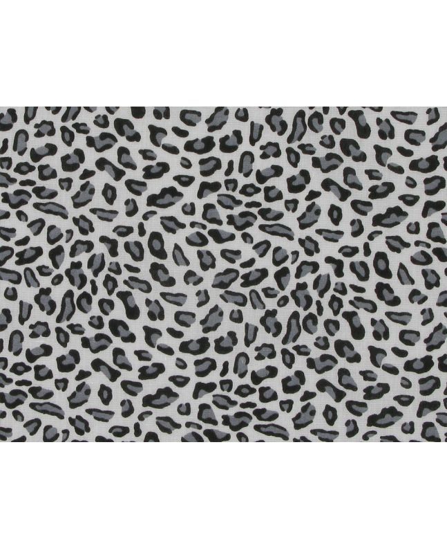 Snow Lynx Polycotton Print