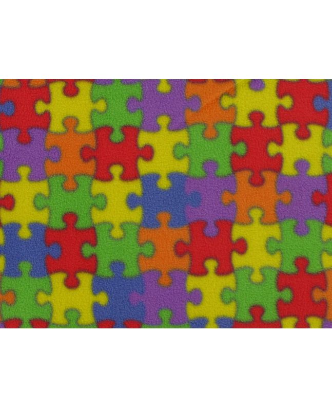 Soft Anti Pil Fleece, Jigsaw