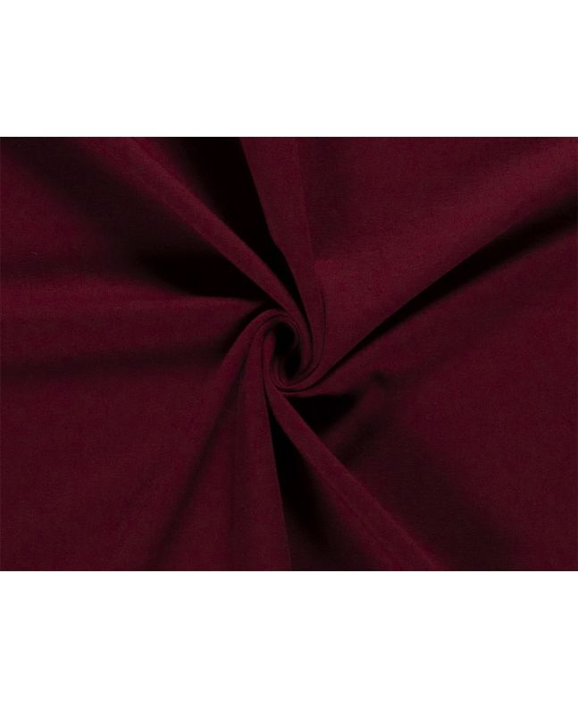 Soft Brushed Cotton French Terry, Bordeaux