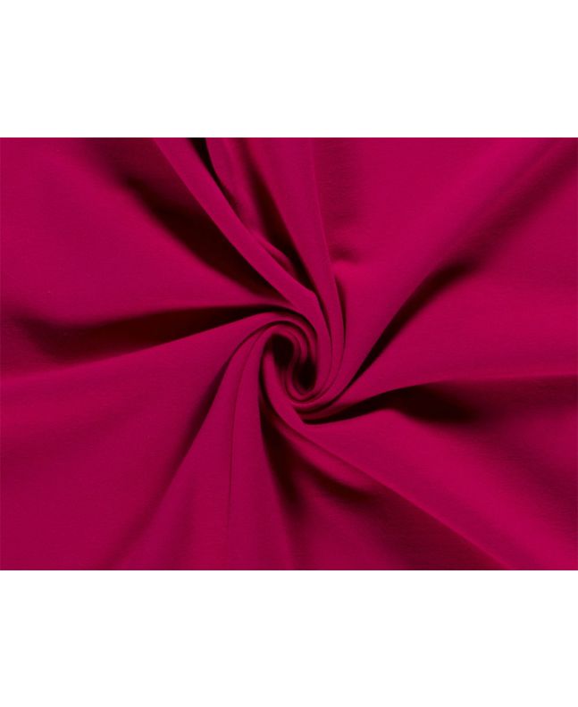 Soft Brushed Cotton French Terry, Fuchsia