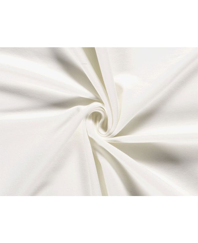 Soft Brushed Cotton French Terry, Ivory