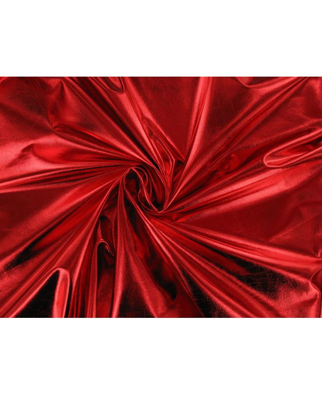 Spandex Mirror Foil, Red