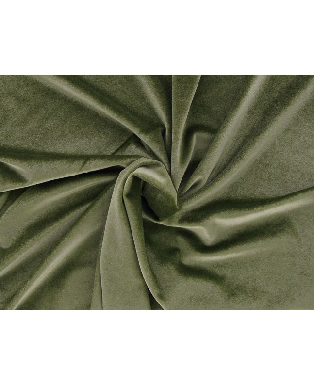 Spandex Plush Stretch Velour, Apple