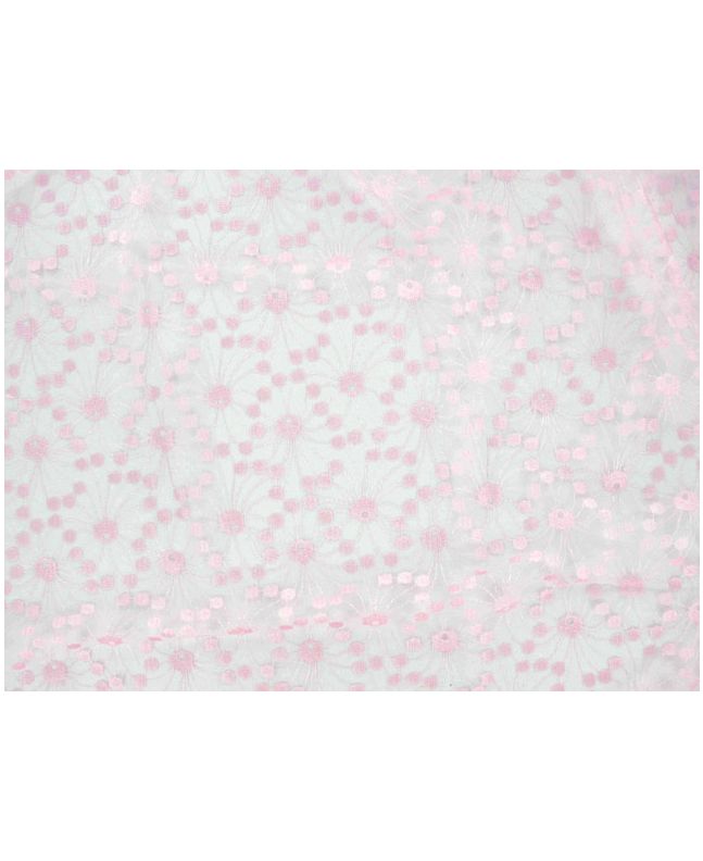Spotty Nylon Lace - Pink