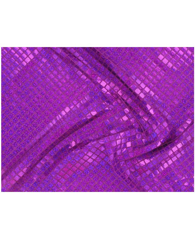 Square Hologram Sequin - Electric Violet