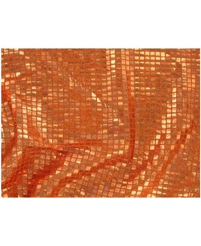 Square Hologram Sequin - Orange