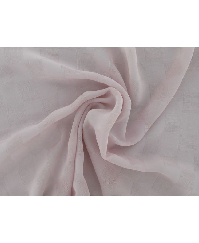 Squares Jacquard Voile, Pink