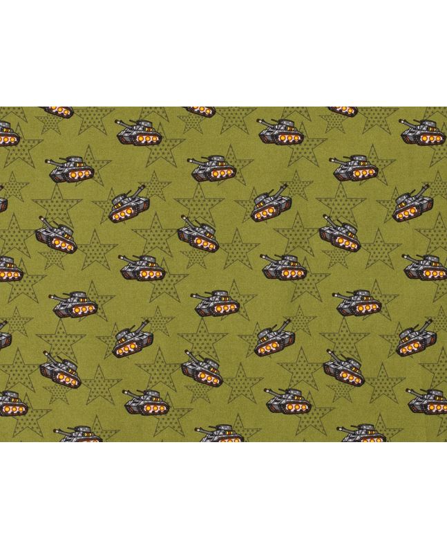 Star Tank Cotton Poplin, Olive