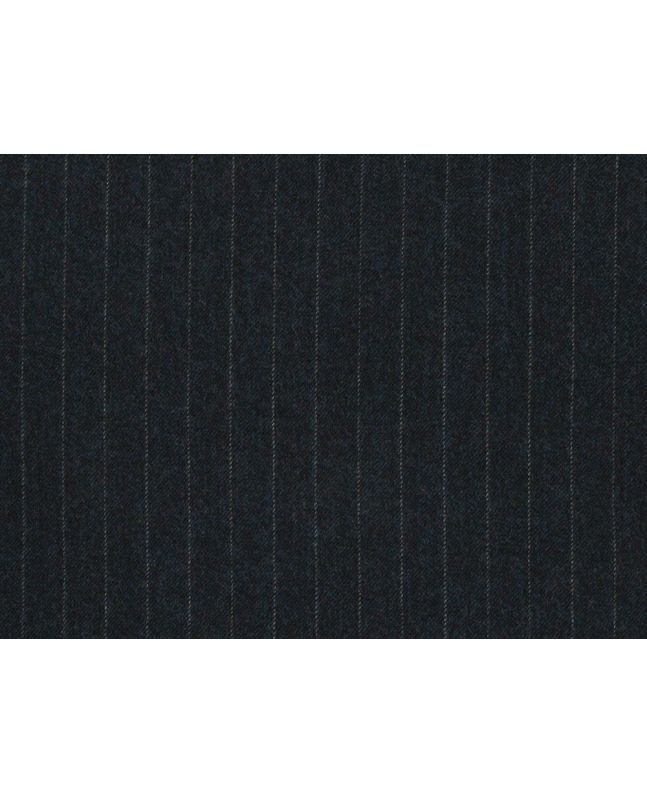Stelvia 1.5cm Stripe Suiting Wool, Blue Grey Melange