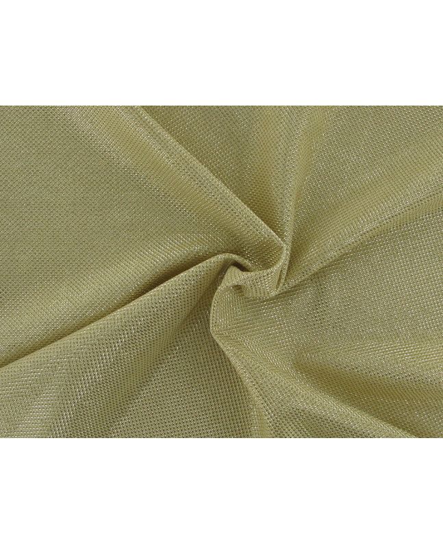 Stretch Knit Square Foil, White Gold