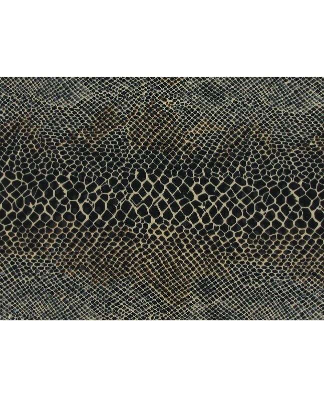 Stretch Phython with  Transparent Sequins, Black