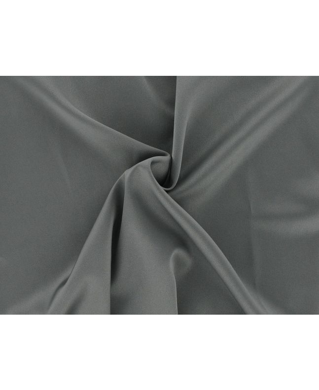 Stretch Satin Crepe, Pewter