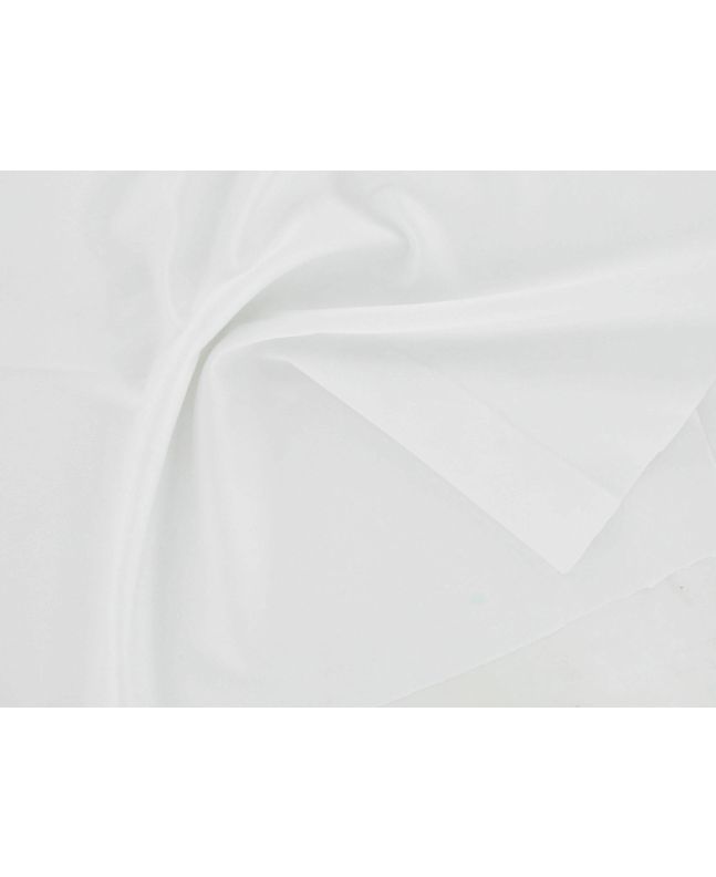 Stretch Satin Crepe, White