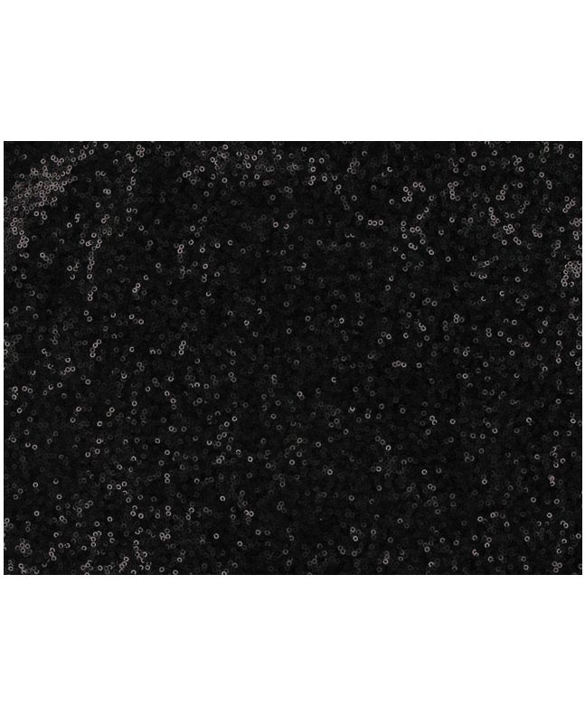 Stretch Tulle With 3mm Sequin - Black