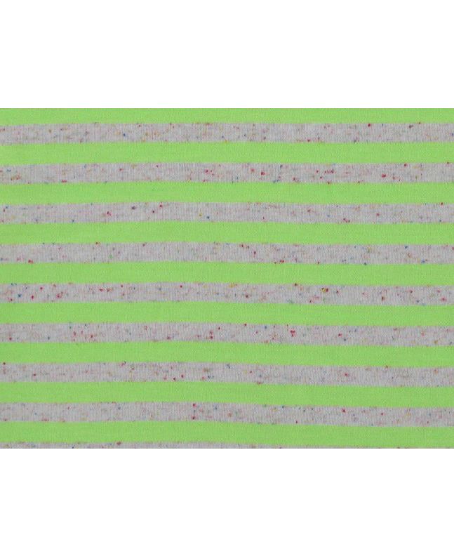 Stripe Jersey Collection, Neon with Fleck Cream