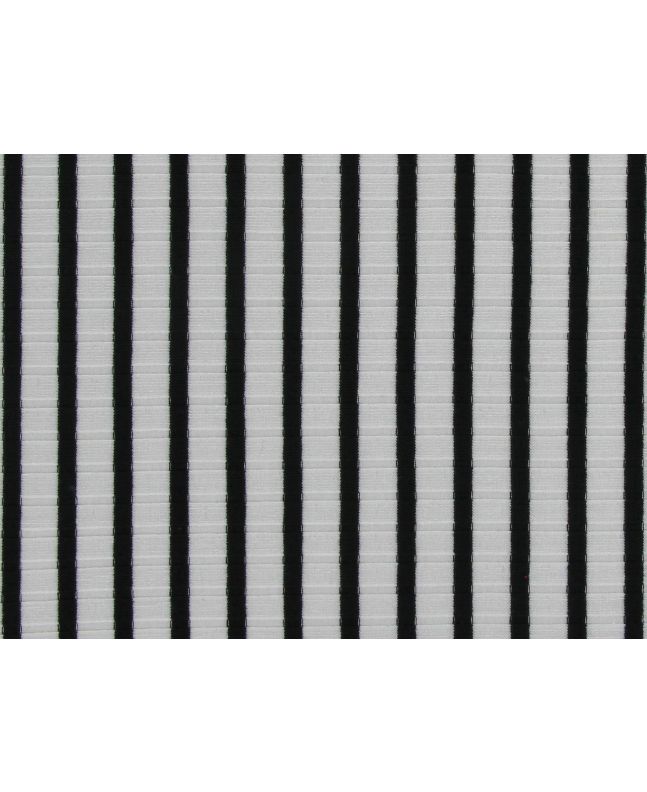Stripe Ribbed Jersey Wide, Black