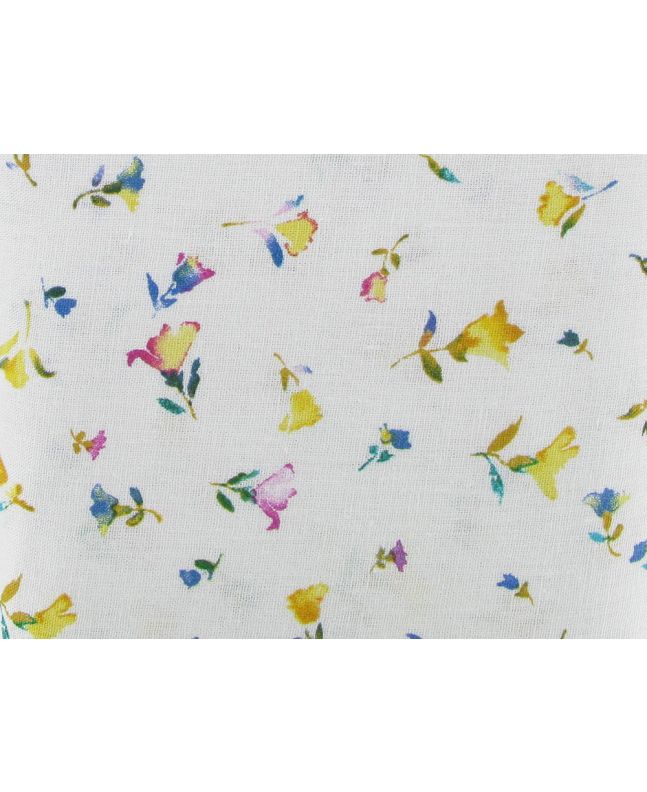 Summer Floral Linen Mix, Yellow
