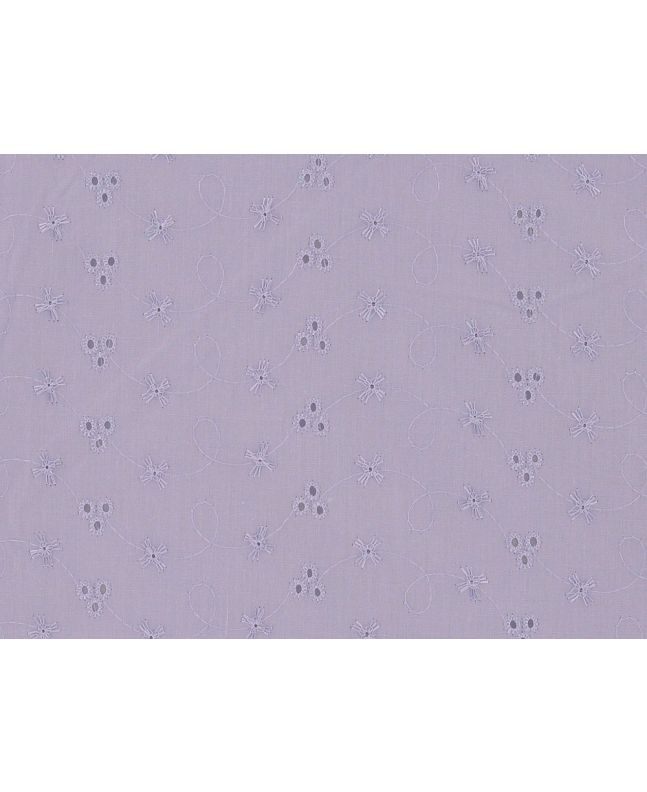 Summer Time 3 Hole Broderie Anglaise, Lilac