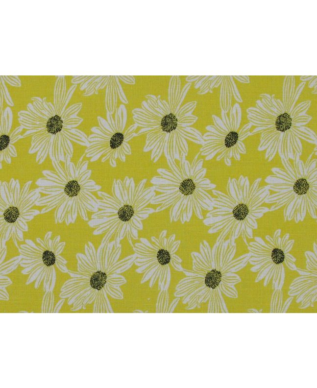 Sunflower Collage Cotton Print, Yellow