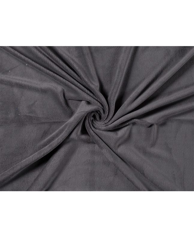 Super Soft Coral Fleece, Taupe Grey