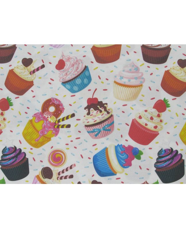 Sweet Treats Quilters Cotton, Cupcakes
