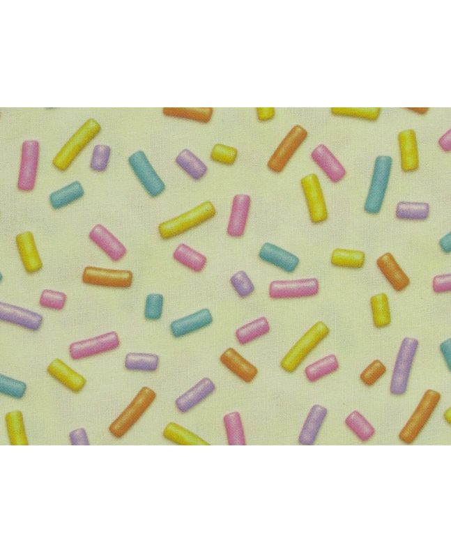 Sweet Treats Quilters Cotton, Sugar Sprinkles