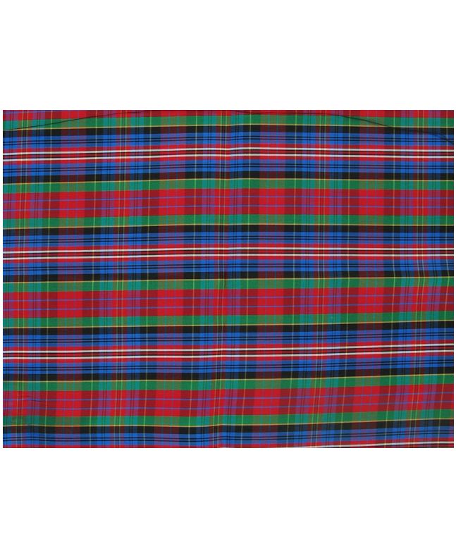 Taffeta Kilt Stripe - Green, Blue and Red