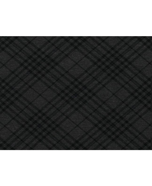 Tartan Check Heavy Jersey, Grey