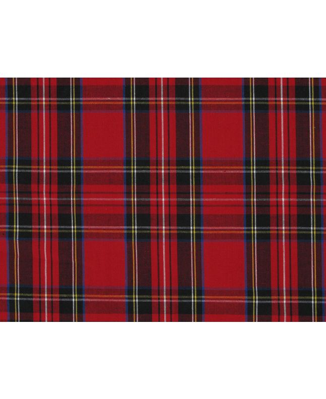 Tartan Woven Cotton, Royal Stewart