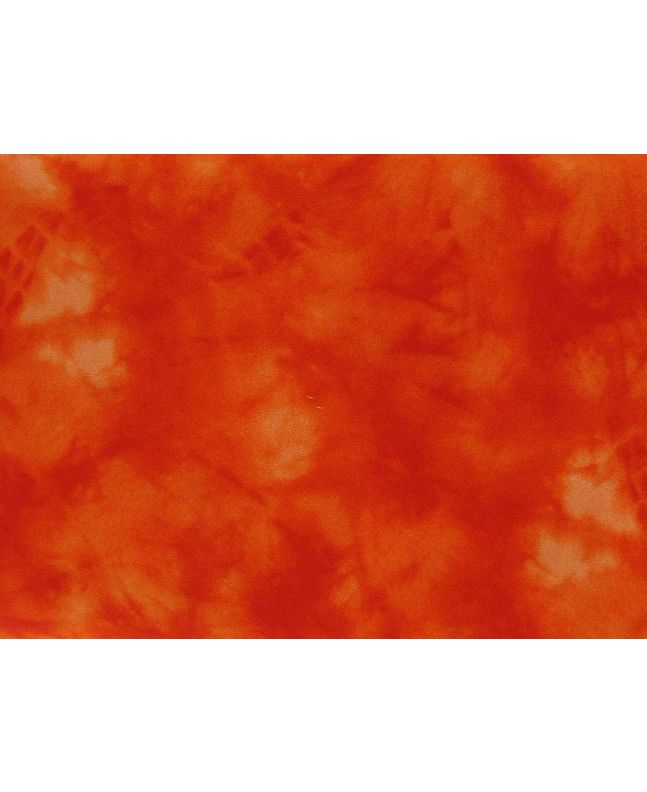 Tie-Dye Look Printed Cotton Blender, Orange