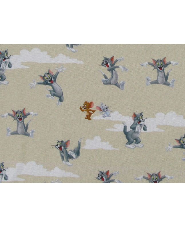 Tom and Jerry Printed Cotton, Chase