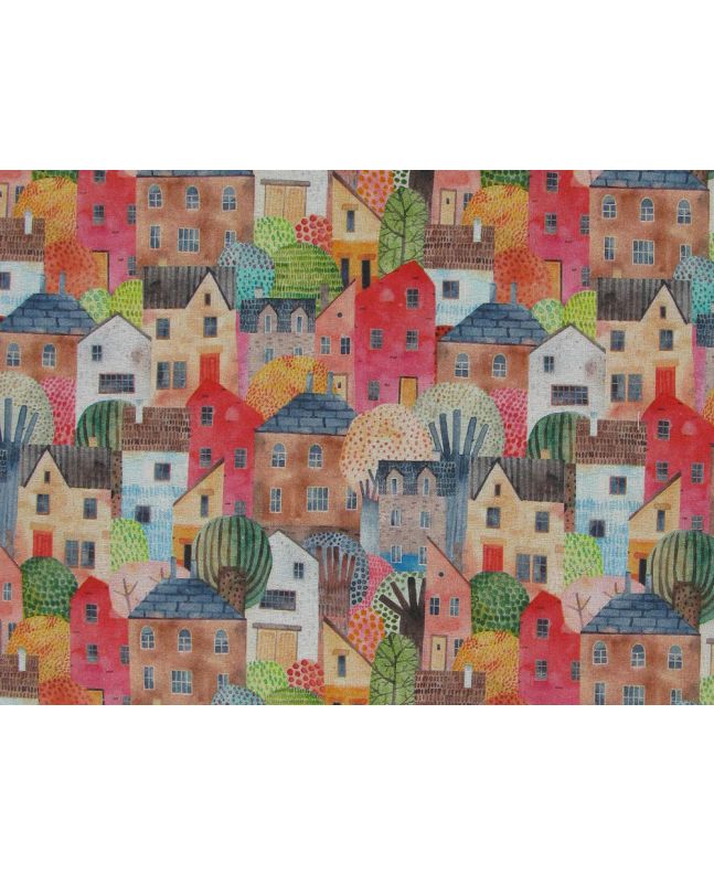 Townhouse Cotton Print