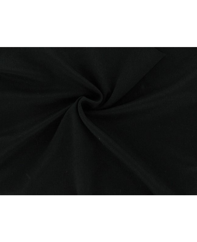 Tree Bark Textured Jersey Knit, Black
