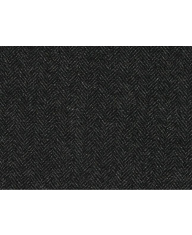 Treno Herringbone Italian Wool Mid Grey